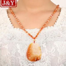 荣鑫饰品 正品玉如意玉髓项链——匠心工艺与天然宝石的完美融合